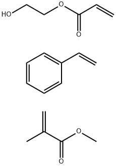 2-Propenoic acid, 2-methyl-, methyl ester, polymer with ethenylbenzene and 2-hydroxyethyl 2-propenoate
