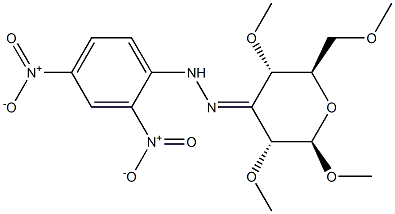 (Methyl 2-O,4-O,6-O-trimethyl-β-D-ribo-3-hexosulopyranoside)2,4-dinitrophenyl hydrazone