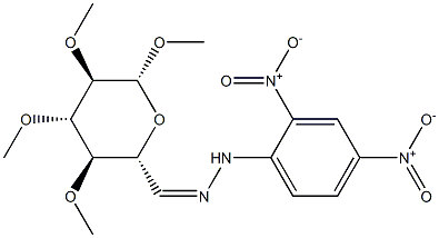 Methyl 6-[2-(2,4-dinitrophenyl)hydrazono]-2-O,3-O,4-O-trimethyl-6-deoxy-β-D-glucopyranoside