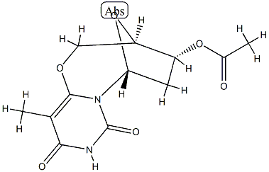 (3R)-4α-(Acetyloxy)-3,4,5,6-tetrahydro-11-methyl-3β,6β-epoxy-2H,8H-pyrimido[6,1-b][1,3]oxazocine-8,10(9H)-dione