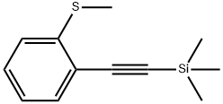 trimethyl((2-(methylthio)phenyl)ethynyl)silane