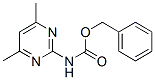 Carbamic acid, (4,6-dimethyl-2-pyrimidinyl)-, phenylmethyl ester (9CI)