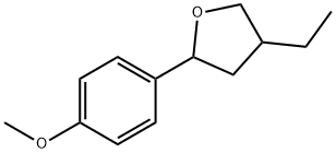 Furan, 4-ethyltetrahydro-2-(4-methoxyphenyl)- (9CI)