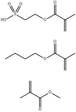 2-Propenoic acid, 2-methyl-, butyl ester, polymer with methyl 2-methylpropenoate and 2-sulfoethyl 2-methyl-2-propenoate