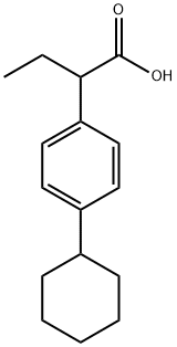 2-(4-Cyclohexylphenyl)butanoic acid