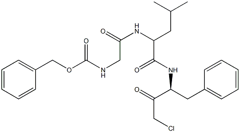 N-benzyloxycarbonylglycyl-leucyl-phenylalanine chloromethyl ketone