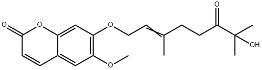 7-[(7-Hydroxy-3,7-dimethyl-6-oxo-2-octenyl)oxy]-6-methoxy-2H-1-benzopyran-2-one
