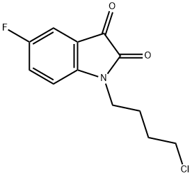 1-(2-CHLOROMETHOXY-ETHYL)-5-FLUORO-1H-INDOLE-2,3-DIONE