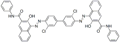 4,4'-[(3,3'-dichloro[1,1'-biphenyl]-4,4'-diyl)bis(azo)]bis[3-hydroxy-N-phenylnaphthalene-2-carboxamide]