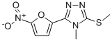 4-Methyl-3-(methylthio)-5-(5-nitrofuran-2-yl)-4H-1,2,4-triazole