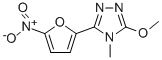 3-Methoxy-4-methyl-5-(5-nitrofuran-2-yl)-4H-1,2,4-triazole