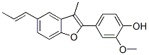 2-Methoxy-4-[3-methyl-5-[(E)-1-propenyl]benzofuran-2-yl]phenol