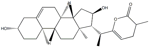 3β,16α,22-Trihydroxycholesta-5,22-dien-26-oic acid δ-lactone