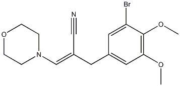 β-Morpholino-α-(3,4-diMethoxy-5-broMobenzyl)acrylonitrile