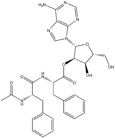 2'-O-(N-acetylphenylalanylphenylalanine)adenosine