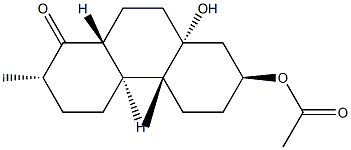 (2S,4aβ,10aα)-7α-(Acetyloxy)-3,4,4a,4b,5,6,7,8,8a,9,10,10a-dodecahydro-8aβ-hydroxy-2β,4bα-dimethyl-1(2H)-phenanthrenone