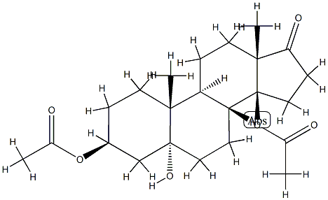 3β,14β-Di(acetyloxy)-5-hydroxy-5α-androstan-17-one
