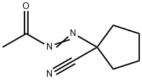 Cyclopentanecarbonitrile, 1-(acetylazo)- (9CI)
