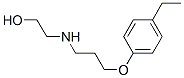 Ethanol, 2-[[3-(4-ethylphenoxy)propyl]amino]- (9CI)