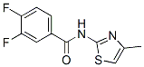 Benzamide, 3,4-difluoro-N-(4-methyl-2-thiazolyl)- (9CI)