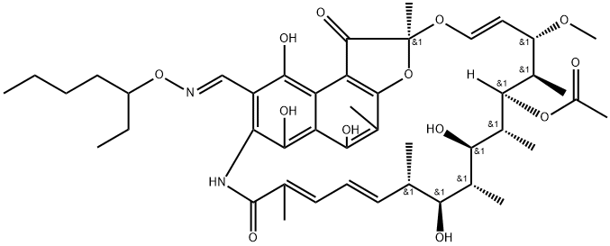 3-[(1-Ethylpentyl)oxyiminomethyl]rifamycin SV