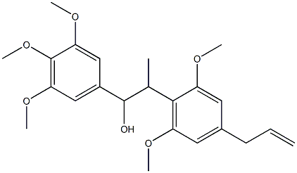 2,6-Dimethoxy-β-methyl-4-(2-propenyl)-α-(3,4,5-trimethoxyphenyl)phenethyl alcohol