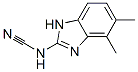 Cyanamide, (4,5-dimethyl-1H-benzimidazol-2-yl)- (9CI)