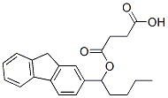 Butanedioic acid 1-hydrogen 4-[1-(9H-fluoren-2-yl)pentyl] ester