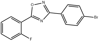 3-(4-BROMOPHENYL)-5-(2-FLUOROPHENYL)-1,2,4-OXADIAZOLE