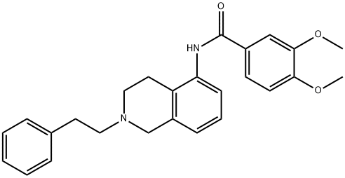 3,4-Dimethoxy-N-(1,2,3,4-tetrahydro-2-phenethylisoquinolin-5-yl)benzamide