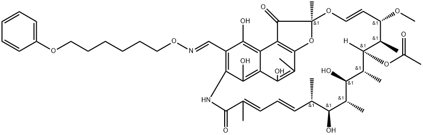 3-[(6-Phenoxyhexyl)oxyiminomethyl]rifamycin SV