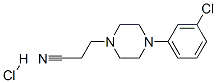 4-(3-chlorophenyl)piperazine-1-propiononitrile monohydrochloride