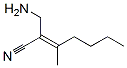 2-Heptenenitrile,  2-(aminomethyl)-3-methyl-