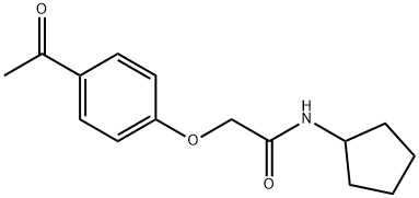 4'-(CYCLOPENTYLCARBAMOYLMETHOXY)ACETOPHENONE