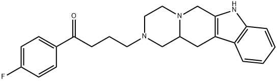 (±)-1-(4-fluorophenyl)-4-(3,4,6,7,12,12a-hexahydropyrazino[1',2':1,6]pyrido[3,4-b]indol-2(1H)-yl)butan-1-one