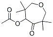 4-Oxepanone, 5-(acetyloxy)-3,3,6,6-tetramethyl-