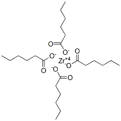 Tetrahexanoic acid zirconium(IV) salt