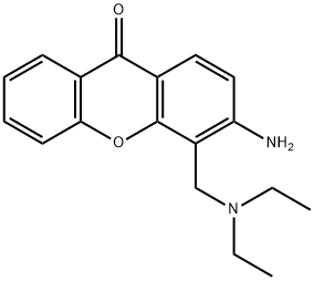 3-Amino-4-[(diethylamino)methyl]-9H-xanthen-9-one