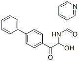 3-Pyridinecarboxamide, N-(2-(1,1'-biphenyl)-4-yl-1-hydroxy-2-oxoethyl)-