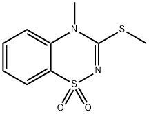 4-Methyl-3-methylthio-4H-1,2,4-benzothiadiazin-1,1-dioxide