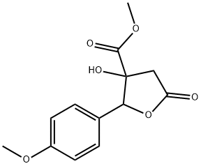 Tetrahydro-3-hydroxy-2-(4-methoxyphenyl)-5-oxo-3-furancarboxylic acid methyl ester