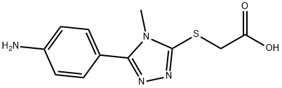 2-((5-(4-氨基苯基)-4-甲基-4H-1,2,4-三唑-3-基)硫代)乙酸