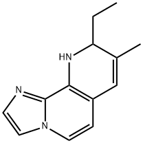 Imidazo[1,2-h][1,7]naphthyridine, 9-ethyl-9,10-dihydro-8-methyl- (9CI)