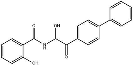 N-(2-(1,1'-Biphenyl)-4-yl-1-hydroxy-2-oxoethyl)-2-hydroxybenzamide