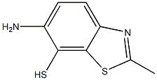 7-Benzothiazolethiol,6-amino-2-methyl-(9CI)