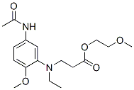 2-methoxyethyl N-[5-(acetylamino)-2-methoxyphenyl]-N-ethyl-beta-alaninate