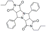 2,7-Dibutyl-5a,8a,10,10a-tetrahydro-5,10-diphenylpyrrolo[3,4-c]pyrrolo[3',4':4,5]pyrazolo[1,2-a]pyrazole-1,3,6,8(2H,3aH,5H,7H)-tetrone