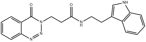 N-(2-(1H-indol-3-yl)ethyl)-3-(4-oxobenzo[d][1,2,3]triazin-3(4H)-yl)propanamide
