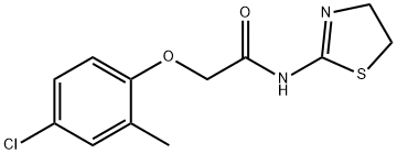 2-(4-氯-2-甲基苯氧基)-N-(4,5-二氢噻唑-2-基)乙酰胺