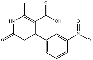1,4,5,6-Tetrahydro-2-methyl-4-(3-nitrophenyl)-6-oxo-3-pyridinecarboxylic acid